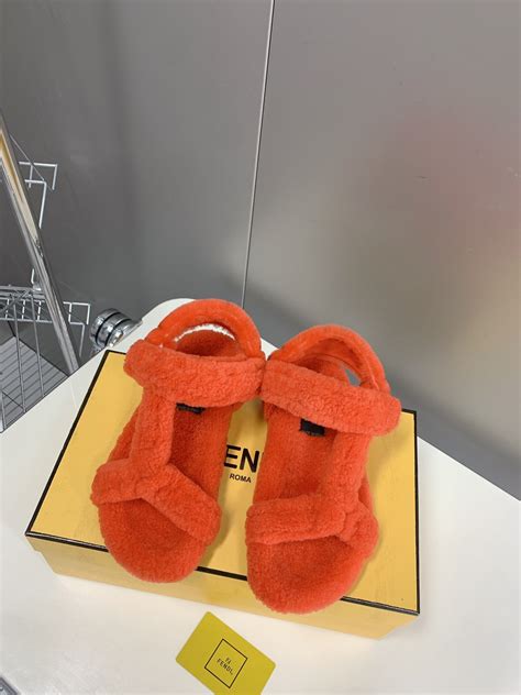 fendi water shoes|fendi shearling sandals.